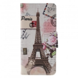 Kotelot Samsung Galaxy A9 Retro Eiffel-torni