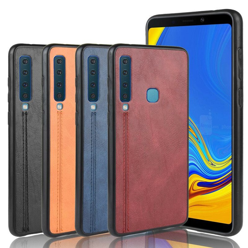 Kuori Samsung Galaxy A9 Couture Nahkaefekti