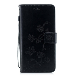 Kotelot Huawei P Smart Z / Honor 9X Suojaketju Kuori Butterflies And Flowers Things