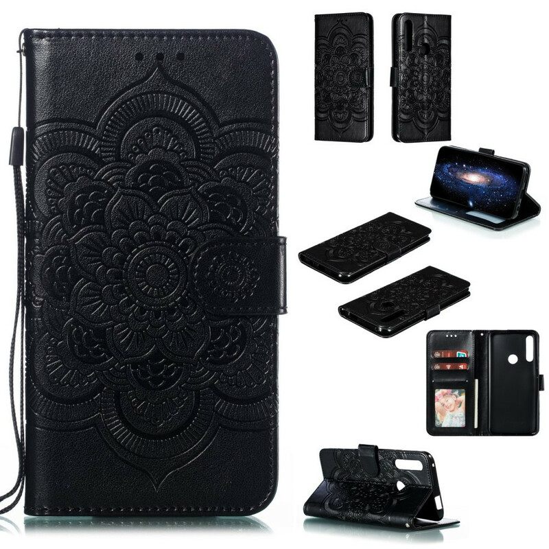 Kotelot Huawei P Smart Z / Honor 9X Suojaketju Kuori Full Strap Mandala