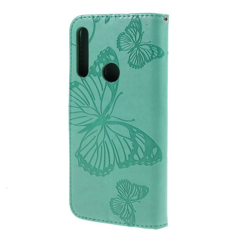 Kotelot Huawei P Smart Z / Honor 9X Suojaketju Kuori Giant Thong Butterflies