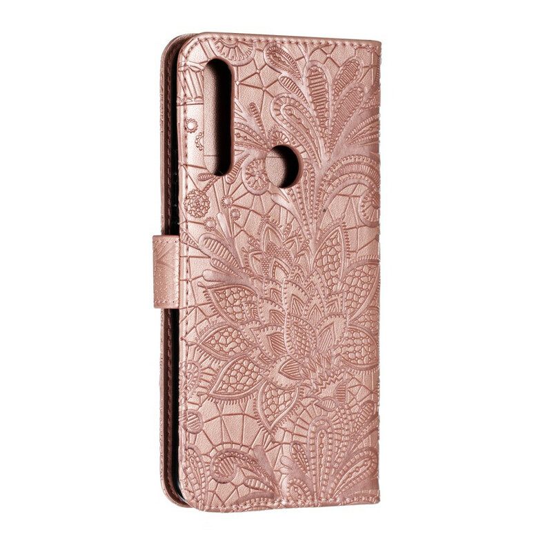 Kotelot Huawei P Smart Z / Honor 9X Suojaketju Kuori Tribal Strap Flowers