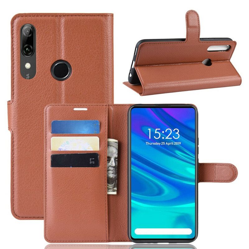 Nahkakotelo Huawei P Smart Z / Honor 9X Classic Faux Leather