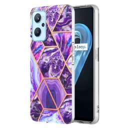 Case Realme 9i Flashy Geometric Marble