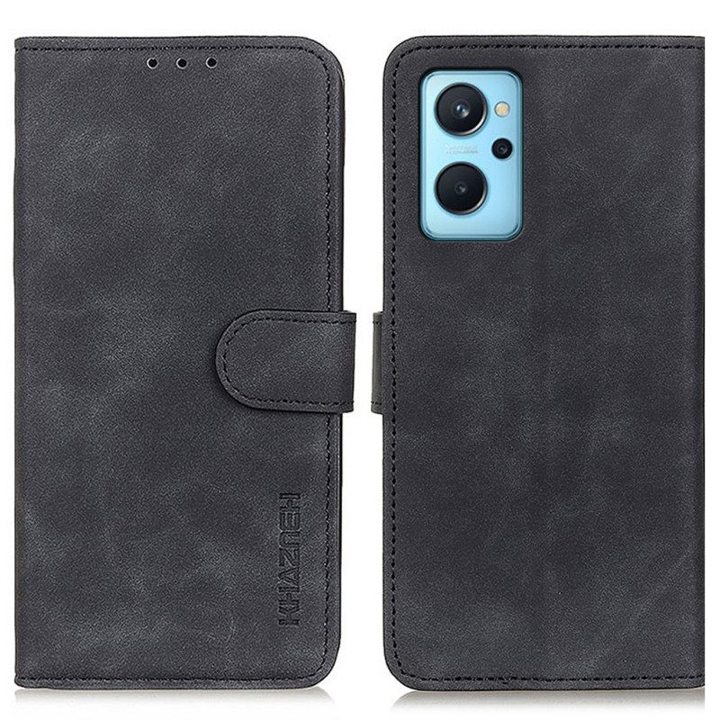 Flip Case Realme 9i Vintage Leather Effect Khazneh