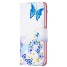 Kotelot Realme 9i Butterfly And Flowers Pastellis