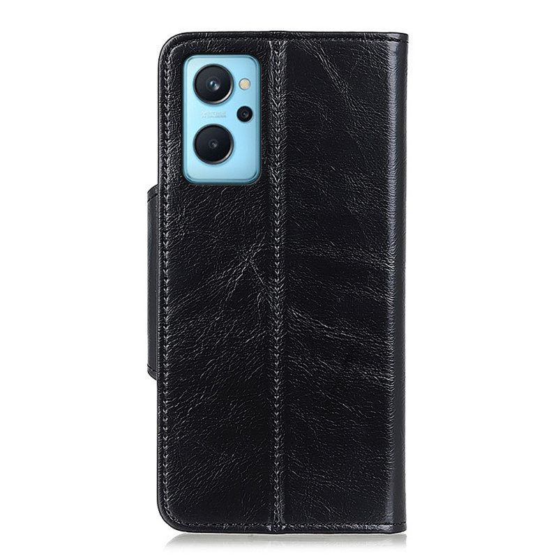 Kotelot Realme 9i Faux Leather Button Lakka