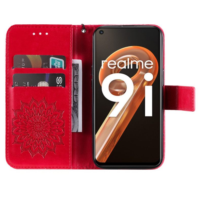 Kotelot Realme 9i Mandala Auringonkukka