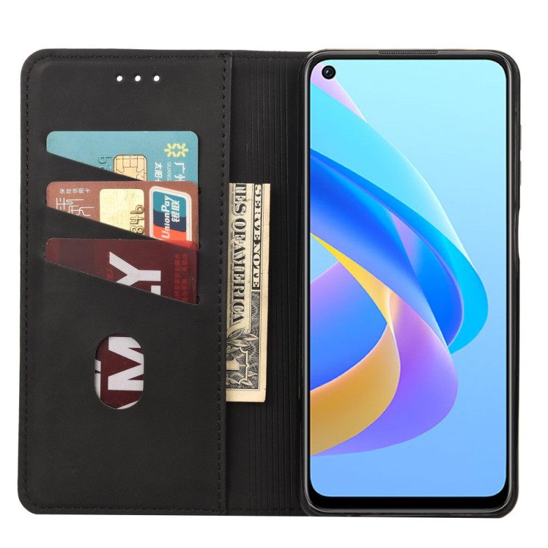 Puhelinkuoret Realme 9i Kotelot Flip Bicolor Business Leather Effect