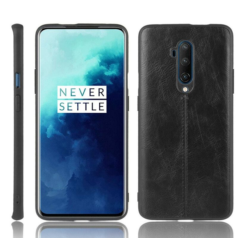 Kuori OnePlus 7T Pro Couture Nahkaefekti