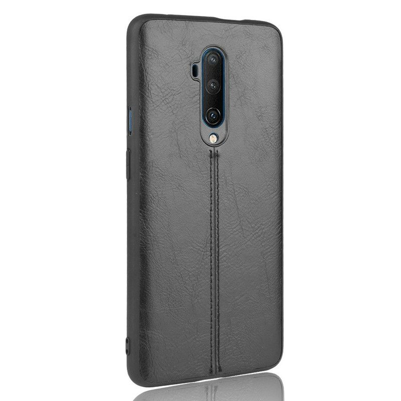 Kuori OnePlus 7T Pro Couture Nahkaefekti