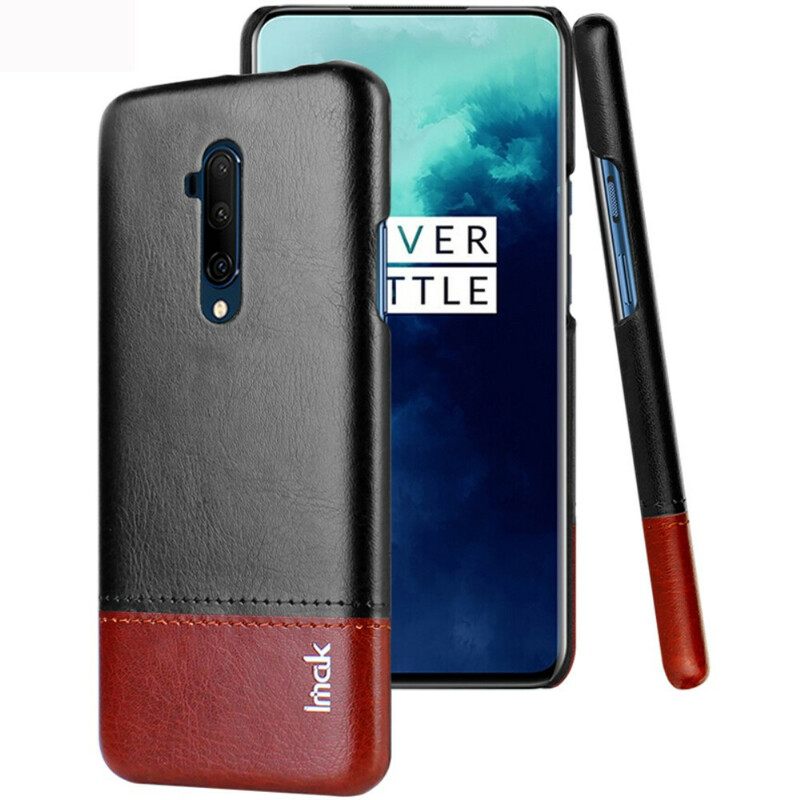 Kuori OnePlus 7T Pro Imak Ruiyi Sarjan Nahkaefekti