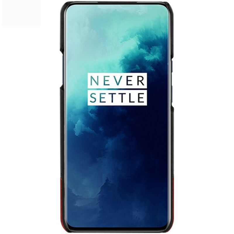 Kuori OnePlus 7T Pro Imak Ruiyi Sarjan Nahkaefekti