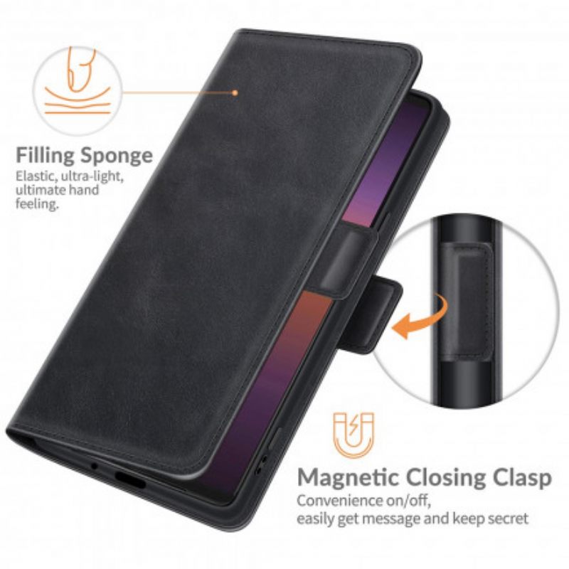 Flip Case Sony Xperia 1 III Kotelot Flip Classic Double Flap