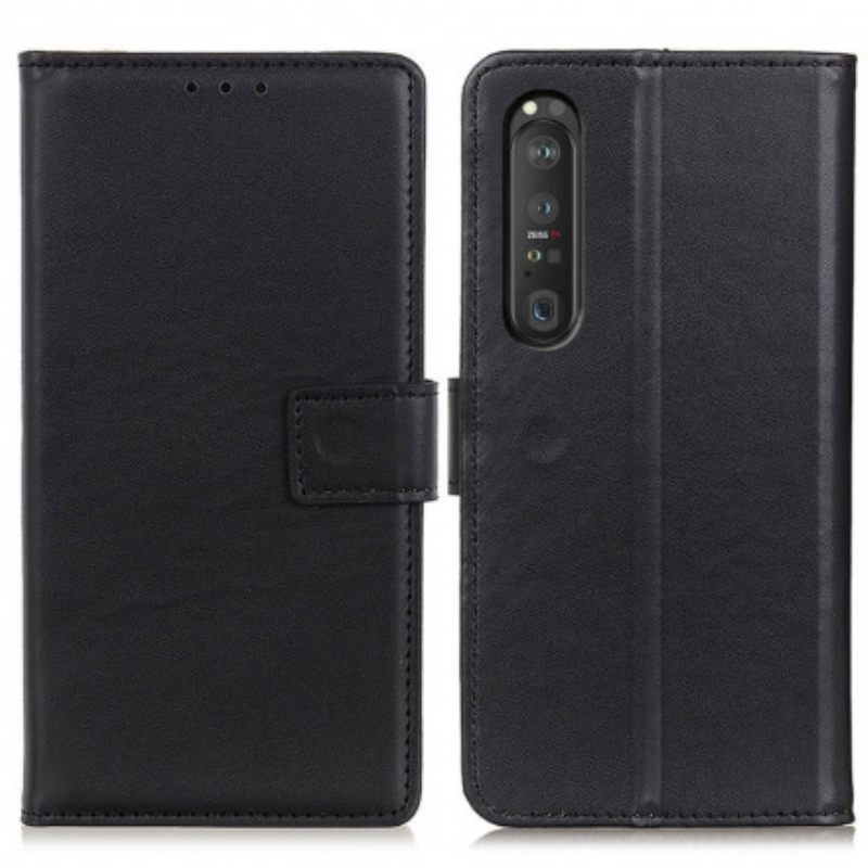 Flip Case Sony Xperia 1 III Simple Faux Leather