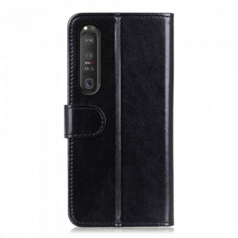 Kotelot Sony Xperia 1 III Faux Leather Finesse