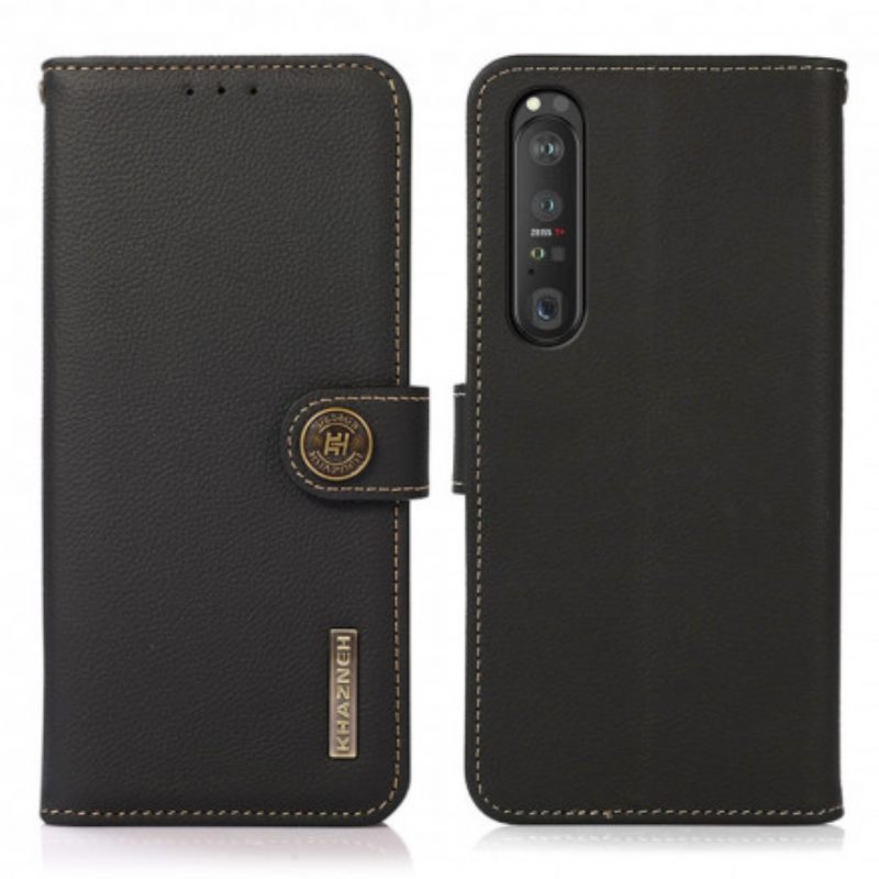 Kotelot Sony Xperia 1 III Faux Leather Khazneh Rfid