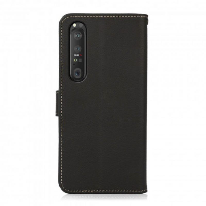 Kotelot Sony Xperia 1 III Faux Leather Khazneh Rfid