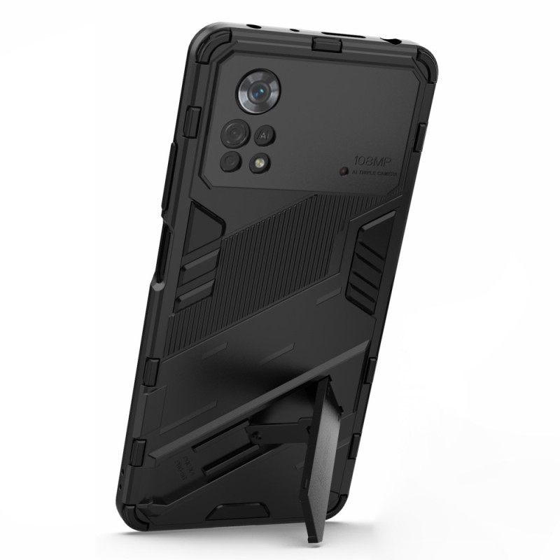 Case Poco X4 Pro 5G Irrotettava Kaksiasentoinen Handsfree-jalusta