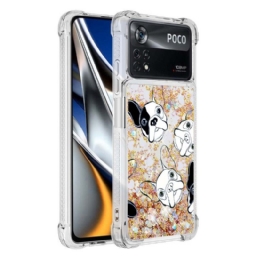 Case Poco X4 Pro 5G Mr Dog Glitter