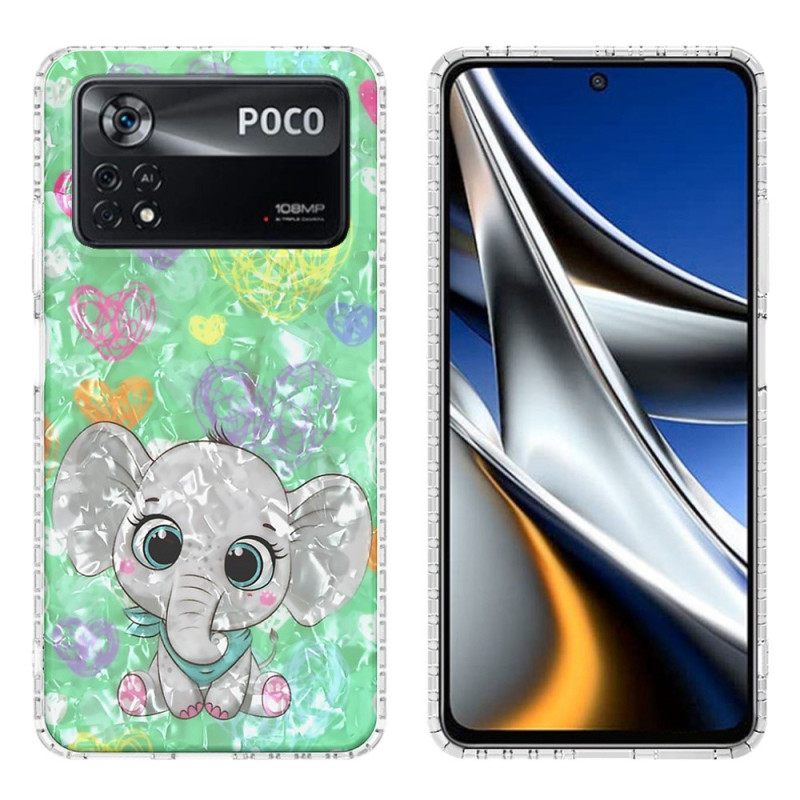 Case Poco X4 Pro 5G Tyylikäs Norsu