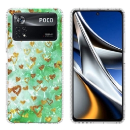 Case Poco X4 Pro 5G Tyylikkäät Sydämet