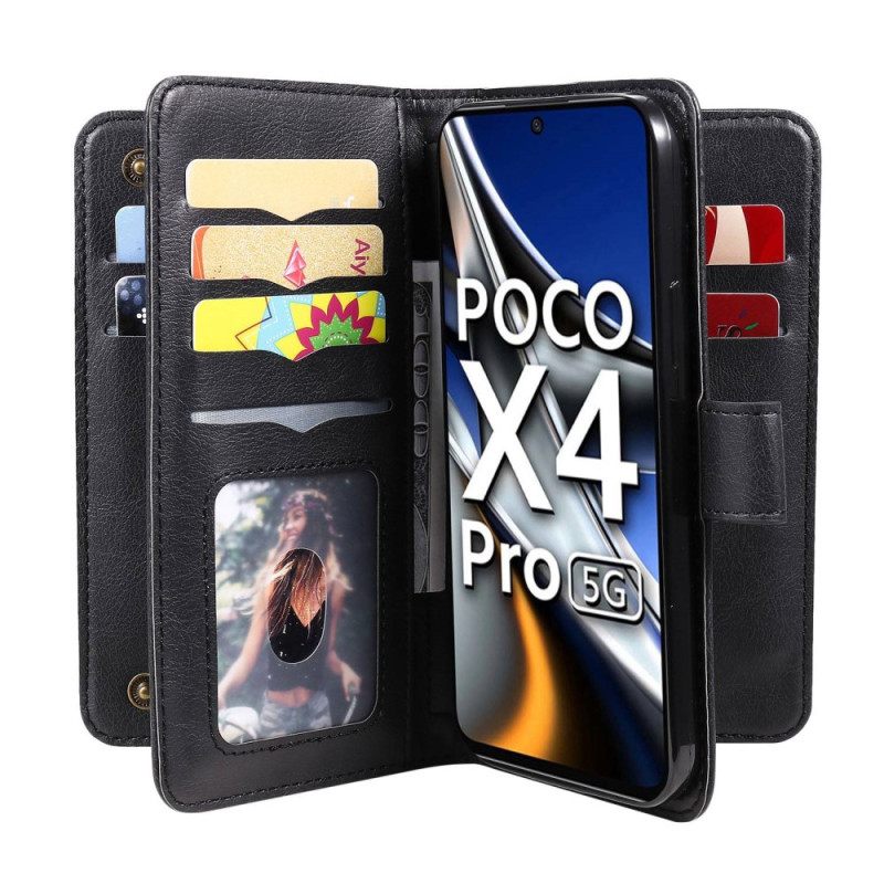 Kotelot Poco X4 Pro 5G 10 Korttikotelo