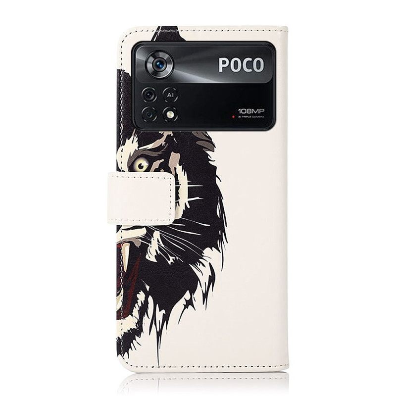 Kotelot Poco X4 Pro 5G Fierce Tiger