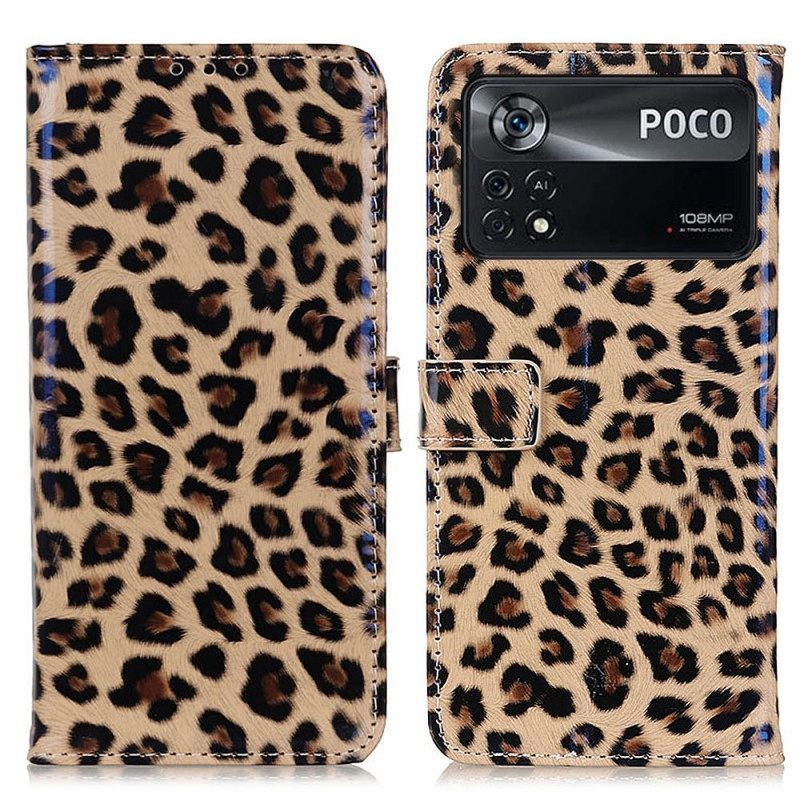 Kotelot Poco X4 Pro 5G Leopard Skin Effect