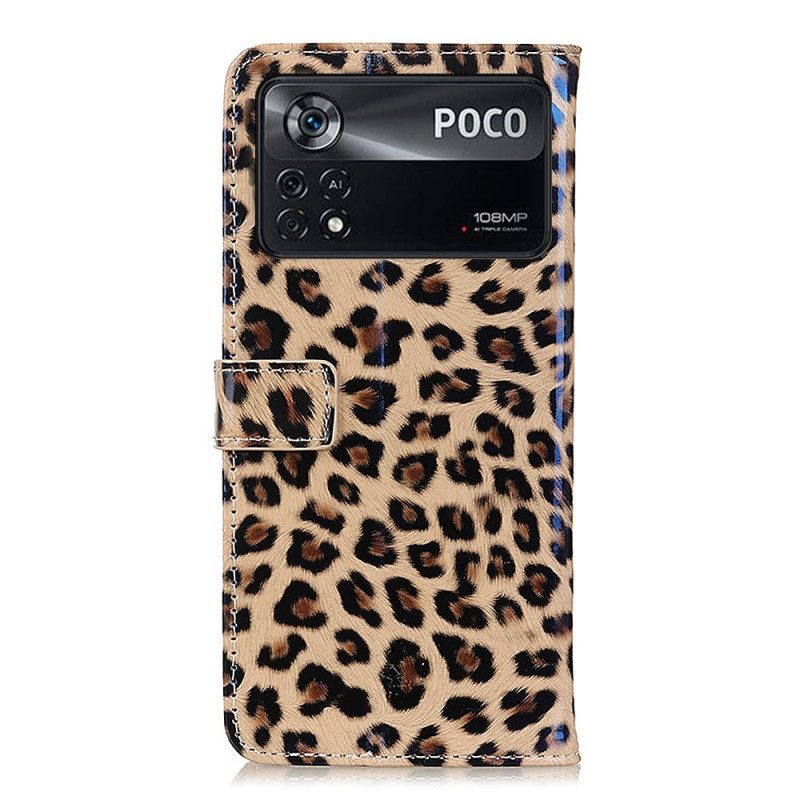 Kotelot Poco X4 Pro 5G Leopard Skin Effect