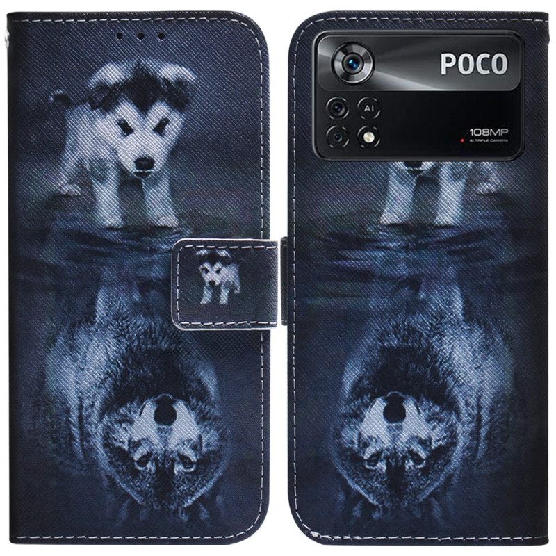 Kotelot Poco X4 Pro 5G Puppy Dream