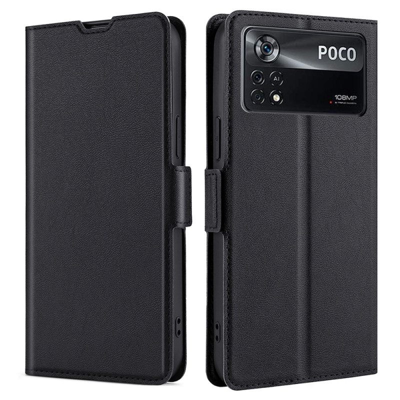 Kotelot Poco X4 Pro 5G Style Ultra Thin Leather