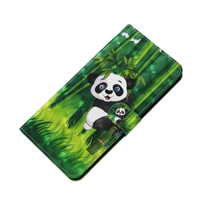 Kotelot Poco X4 Pro 5G Suojaketju Kuori Panda Kaulanauhalla