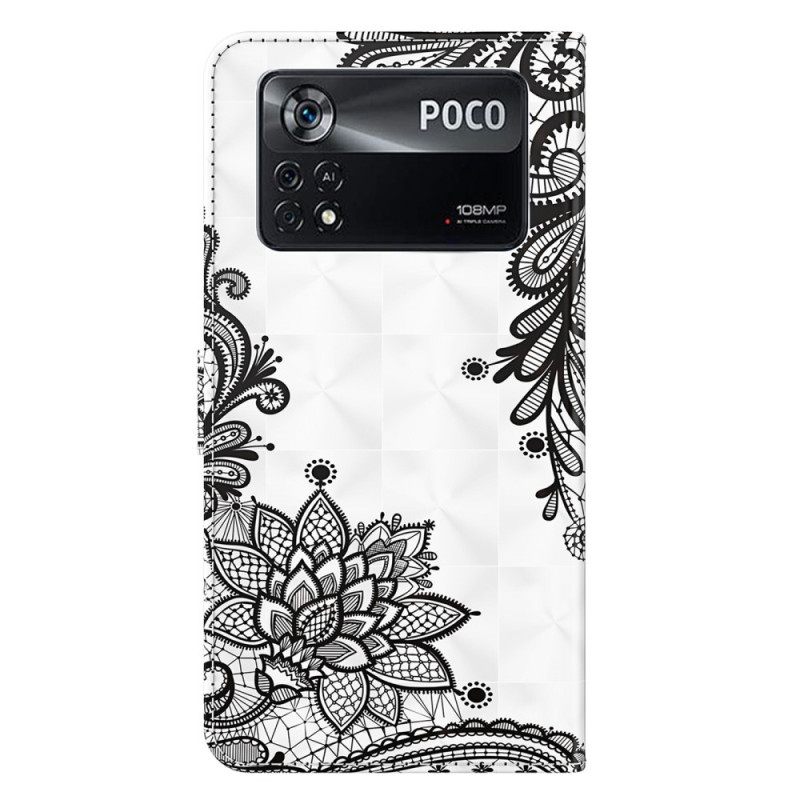 Kotelot Poco X4 Pro 5G Suojaketju Kuori Strappy Lace