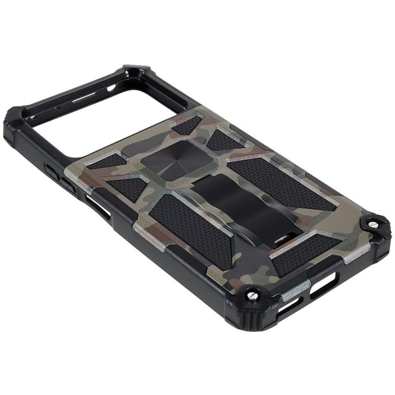 Kuori Poco X4 Pro 5G Camouflage Irrotettava Tuki