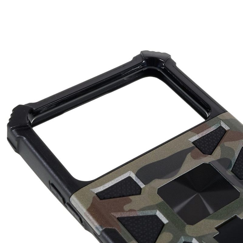 Kuori Poco X4 Pro 5G Camouflage Irrotettava Tuki