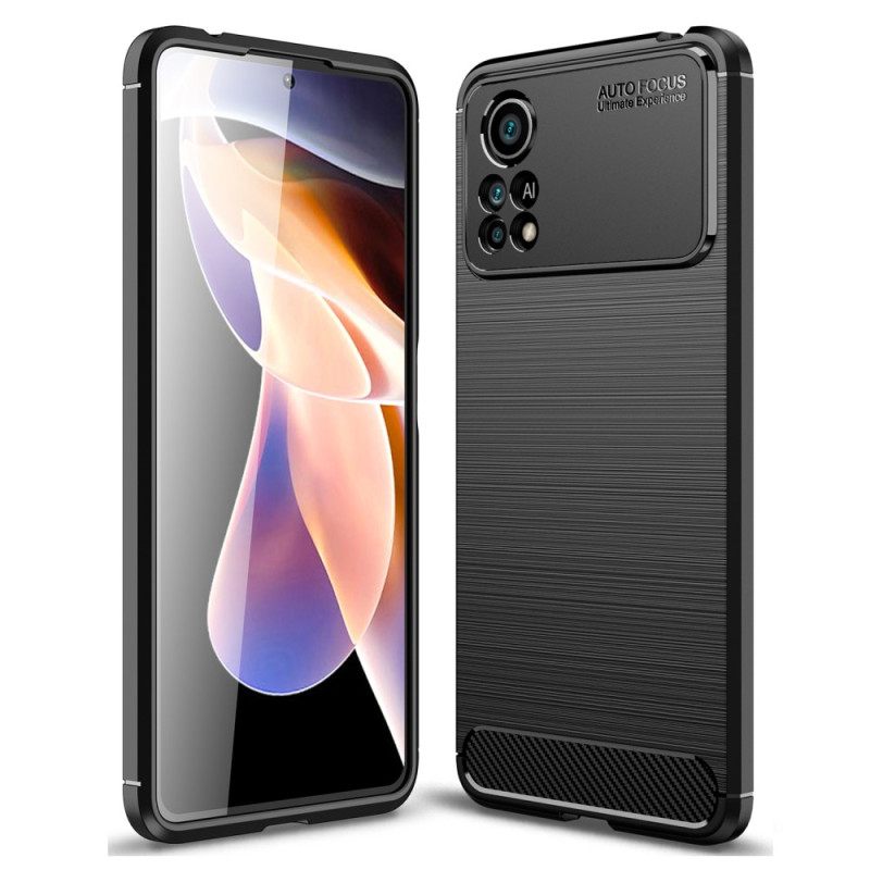 Kuori Poco X4 Pro 5G Harjattu Hiilikuitu