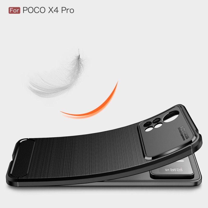 Kuori Poco X4 Pro 5G Harjattu Hiilikuitu