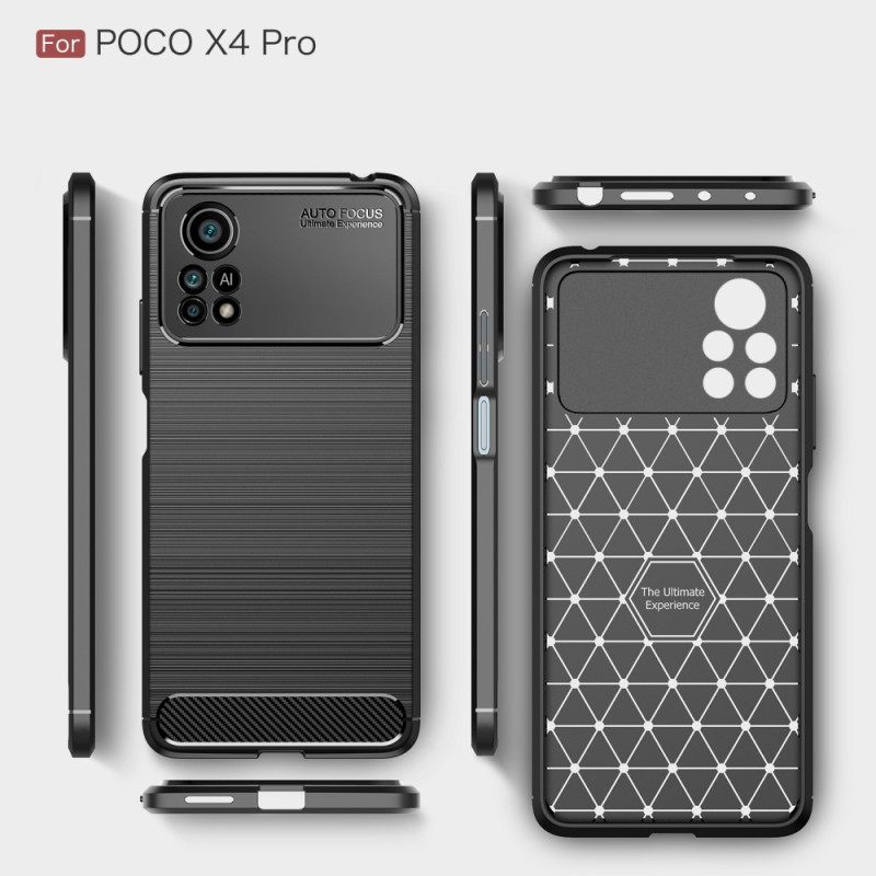 Kuori Poco X4 Pro 5G Harjattu Hiilikuitu