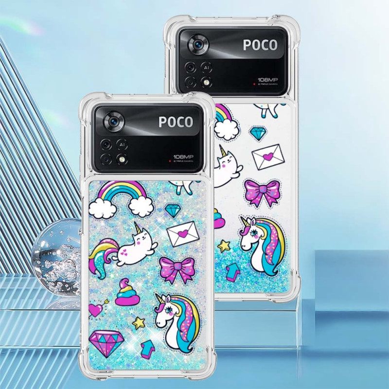 Kuori Poco X4 Pro 5G Unicorn Glitter