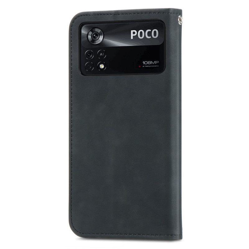 Puhelinkuoret Poco X4 Pro 5G Kotelot Flip Skin-touch