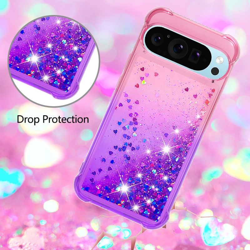 Case Google Pixel 9 Puhelinkuoret Glitter Gradient