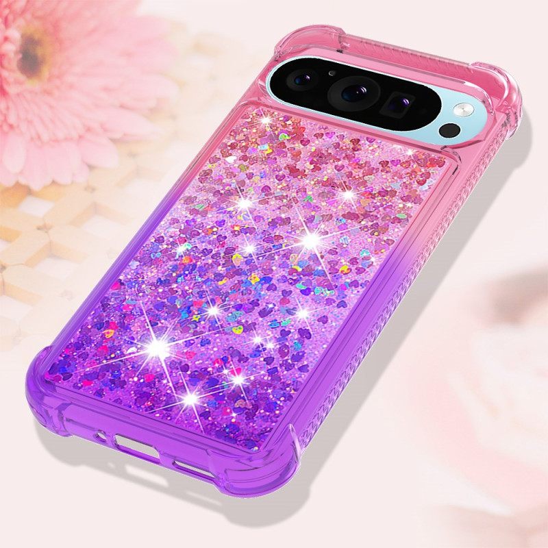 Case Google Pixel 9 Puhelinkuoret Glitter Gradient