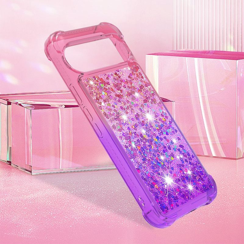 Case Google Pixel 9 Puhelinkuoret Glitter Gradient