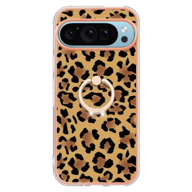 Kuori Google Pixel 9 Leopardprinttisormusteline