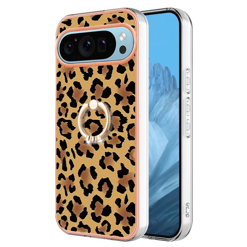 Kuori Google Pixel 9 Leopardprinttisormusteline