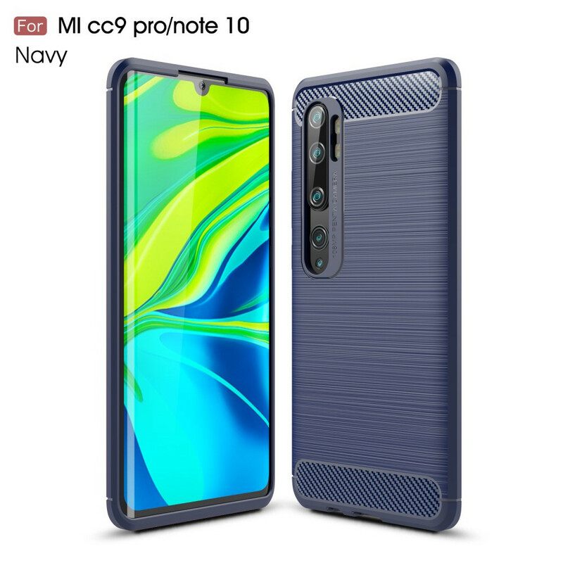 Case Xiaomi Mi Note 10 / 10 Pro Harjattu Hiilikuitu