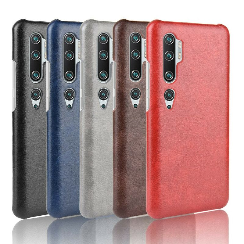 Case Xiaomi Mi Note 10 / 10 Pro Litchi Performance Leather Effect