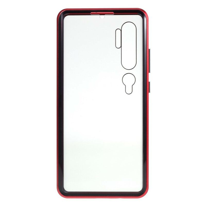 Case Xiaomi Mi Note 10 / 10 Pro Metallireunat Ja Karkaistu Lasi