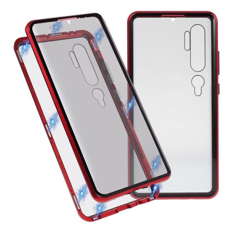 Case Xiaomi Mi Note 10 / 10 Pro Metallireunat Ja Karkaistu Lasi